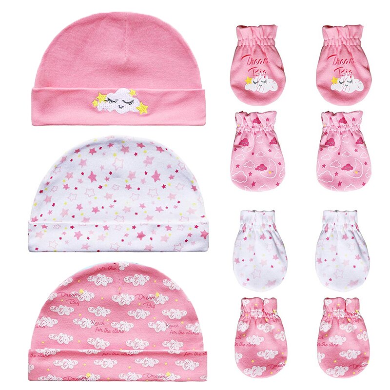 Baby Muts En Wanten Meisje Jongen Comfy Infant Cap & Handschoenen Katoen Peuter Pasgeboren Baby Accessorise Voor 0-3