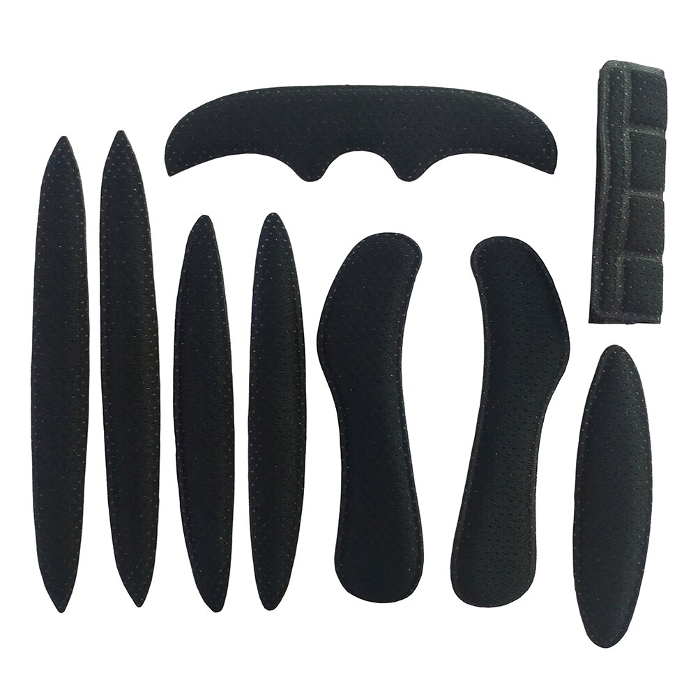Kit de coussinets intérieurs pour casque de moto, 27 pièces, éponge douce de doublure scellée à séchage rapide pour cyclisme, accessoires de coussin de protection