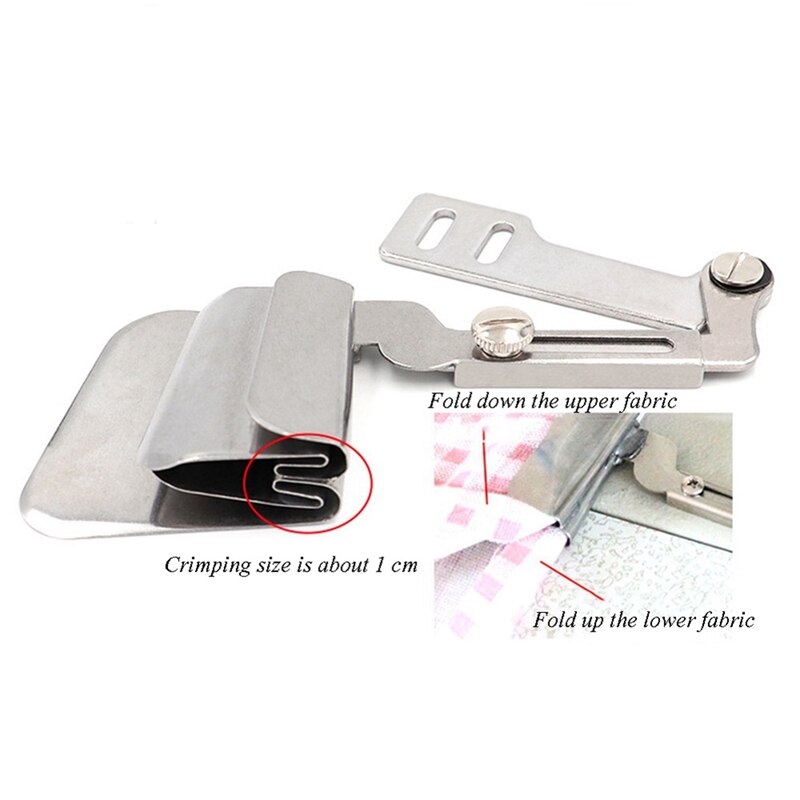 ! Sewing Machine Parts Flat Car Double-Layer Seam Curling Device for Industrial Synchronous Car Quilt Pillow Cover Maki