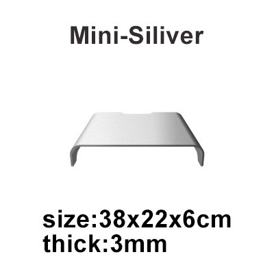 Elevator Monitor Desk Aluminum Computer Riser Universal Metal Desk Stand For Desktop Monitor Laptop Non-Slip Desk Riser Brack: mini