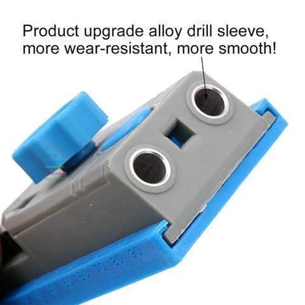 Oblique Hole Locator With Scale Marking Drill Locator Woodworking Sheet Connector Woodworking Tools set