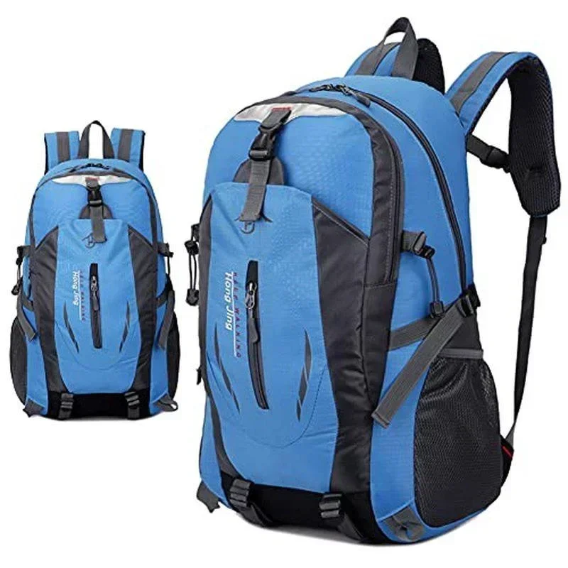 Wandelrugzak 40L Lichtgewicht reizen Bergbeklimmen Rugzak Waterdichte sporttassen Klimrugzak Rugzak Herenaccessoires: Black
