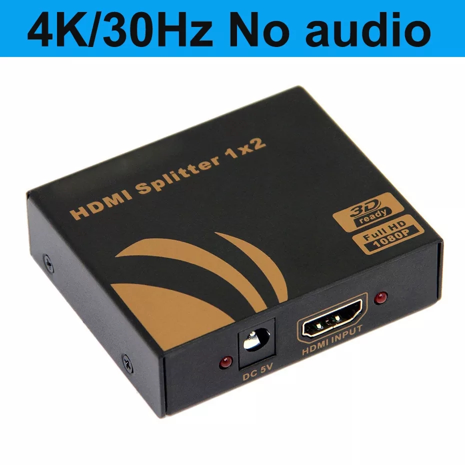 4K Hdmi Splitter Hdr 4K @ 60Hz Uhd Hdmi 1X2 Splitter Met Audio Digitale Extractor Dual Hdmi 2.0 1 In 2 Out Splitter 1080P 4K @ 30Hz