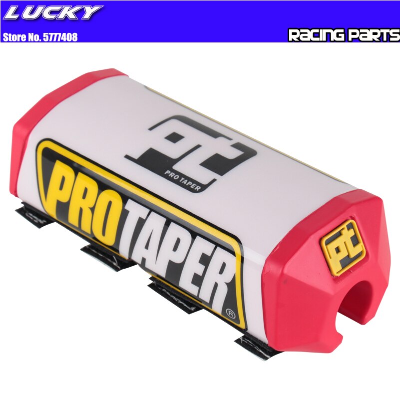 Andlebar Bar Pad Fat Bar Pad Borst Beschermer Cross Bar Fit 1-1/8 Handle Bar Motorfiets Dirt Bike Pit fiets: red