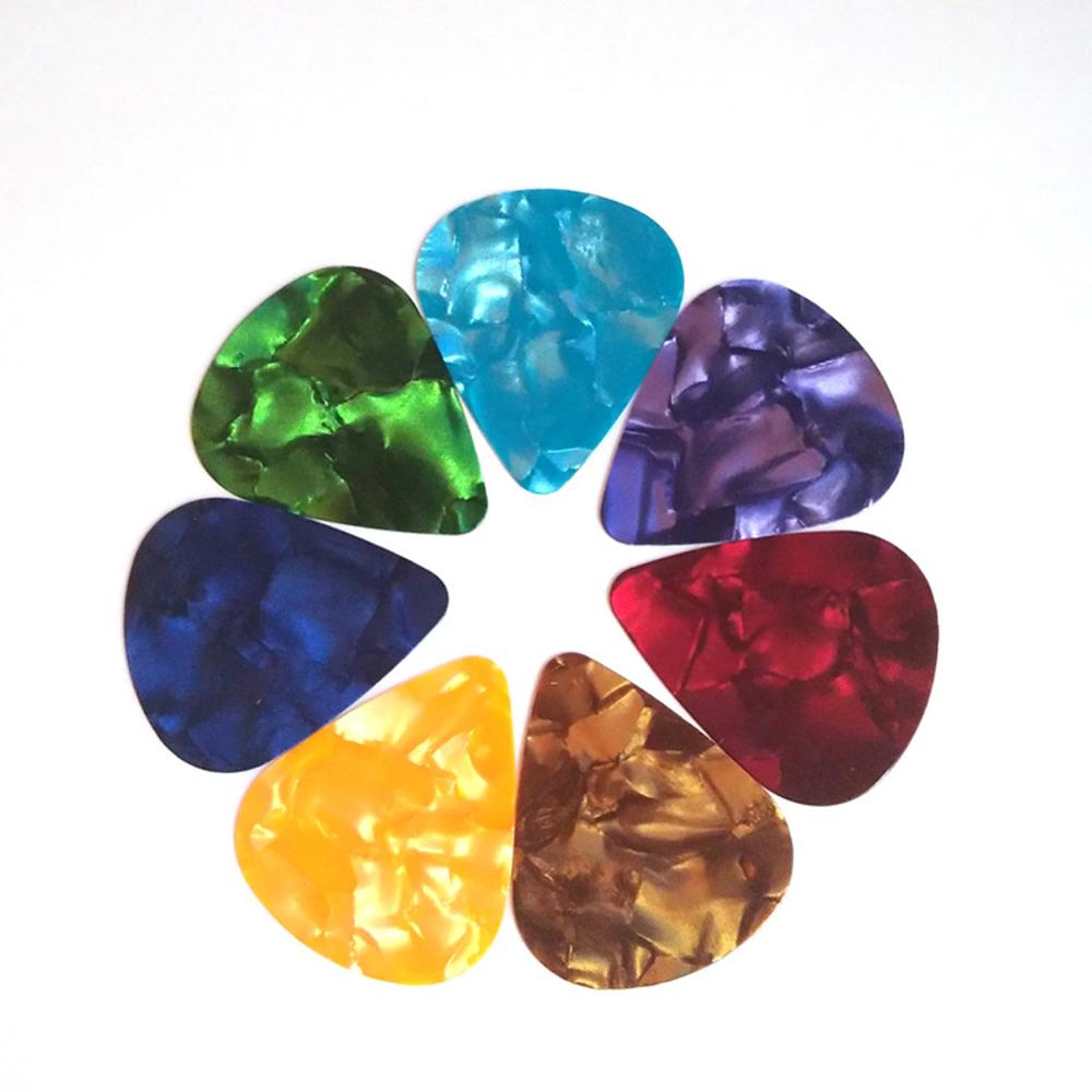 10 stk guitar pick plast musik elementer blandet mønster guitar picks hurtig opbevaring selvklæbende guitar dele