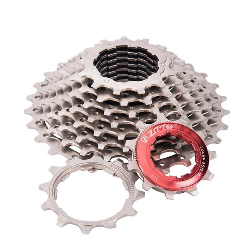 Cassette de bicicleta de carretera ZTTO, casete de 10 velocidades 10 s 11-28 T, piñones de bicicleta para Sunrace Shimano Sora