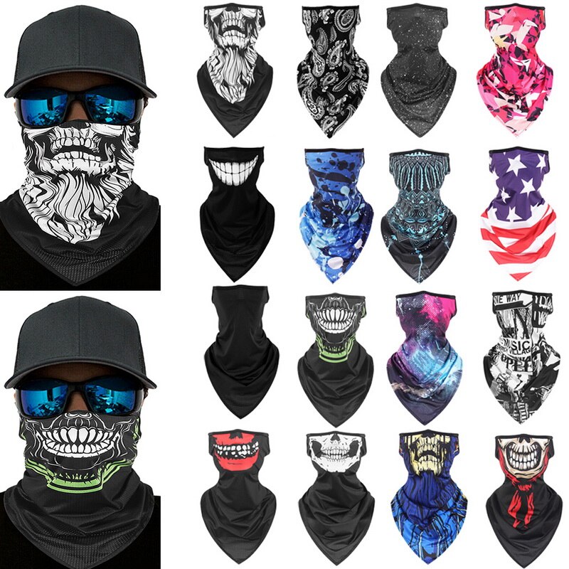 Winter nekwarmer fietssjaal outdoor hardloopsport hoofddeksels gezichtsdoek fietsbandana heren eenvoudige fiets hoofdbanden