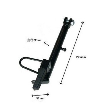 110cc 125cc motorcycle parking stand, gs125 bike side parking stand scooter jog100 jog125 cbt125 cg125