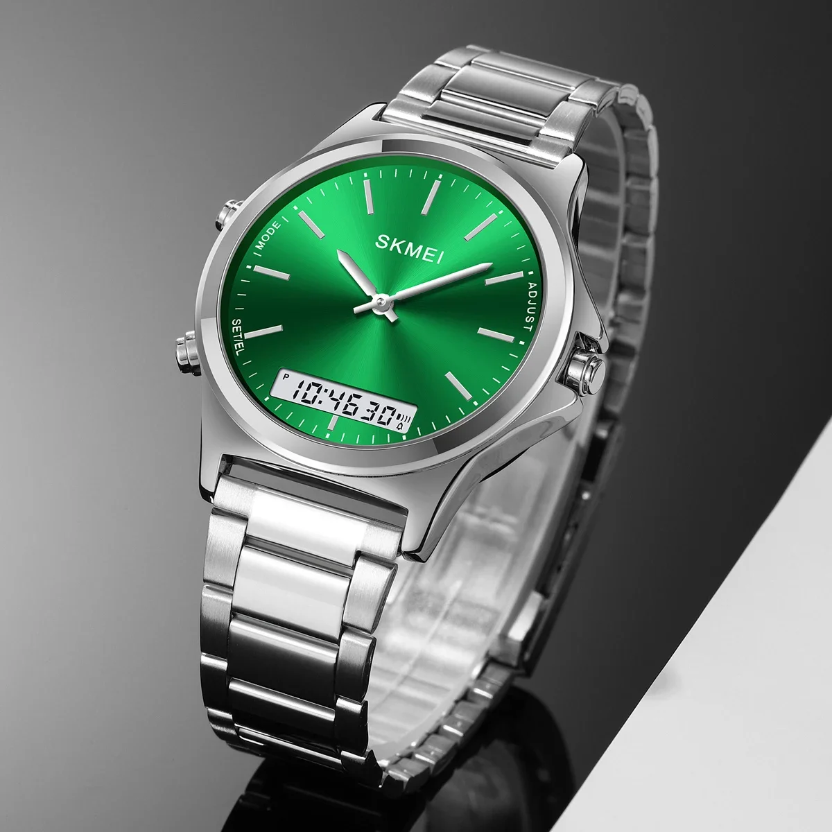 Reloj SKMEI 2120 reloj hombre 3 tiempo pantalla de luz trasera reloj cronógrafo Digital relojes deportivos relojes de pulsera con alarma impermeables para hombre