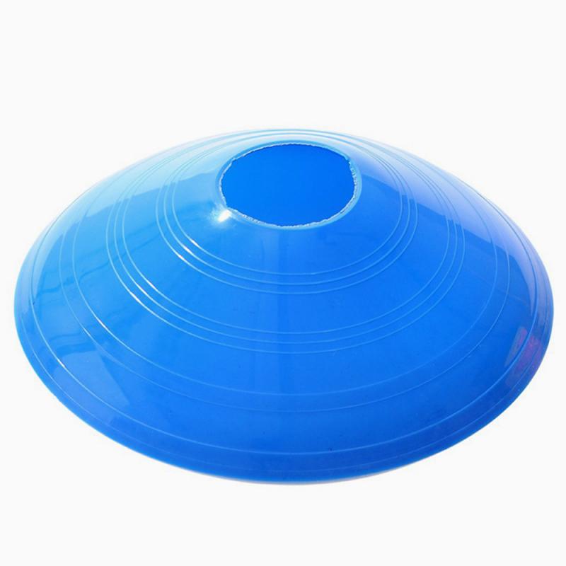 New1PCS Outdoor Sport Football Soccer Rugby Speed Training Disc Marker Discs Marker Bucket PVC Sports Accessories TXTB1: 3 blue