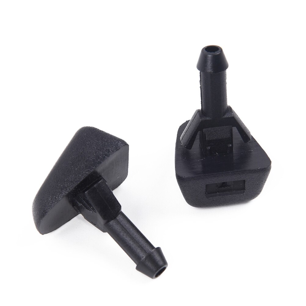 Parts Washer Nozzles Windshield Wiper Water Spray For Volvo S80 C70 XC90 Black