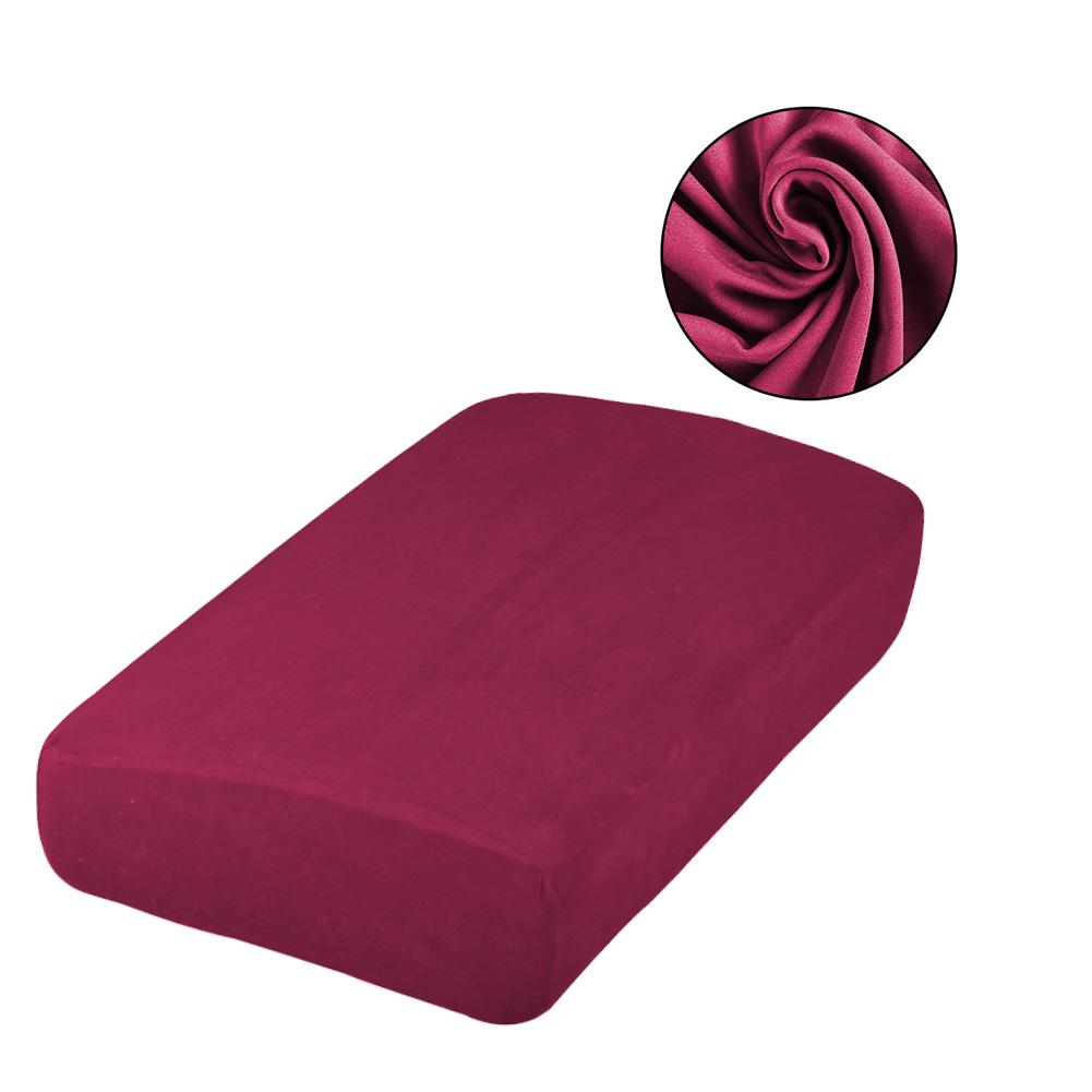 Vandtætte sæder elastisk sofa sæde pudebetræk sofa slipcovers protector: Burgunder / To sæder