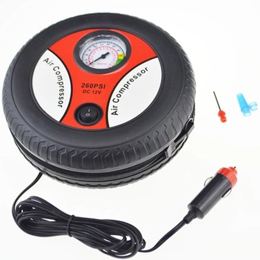 Auto Bandenspanning Pomp Air Compressor Mini Tire 12V Ingangsspanning Elektrische Opblazen Machine Geschikt Voor De Meeste Auto