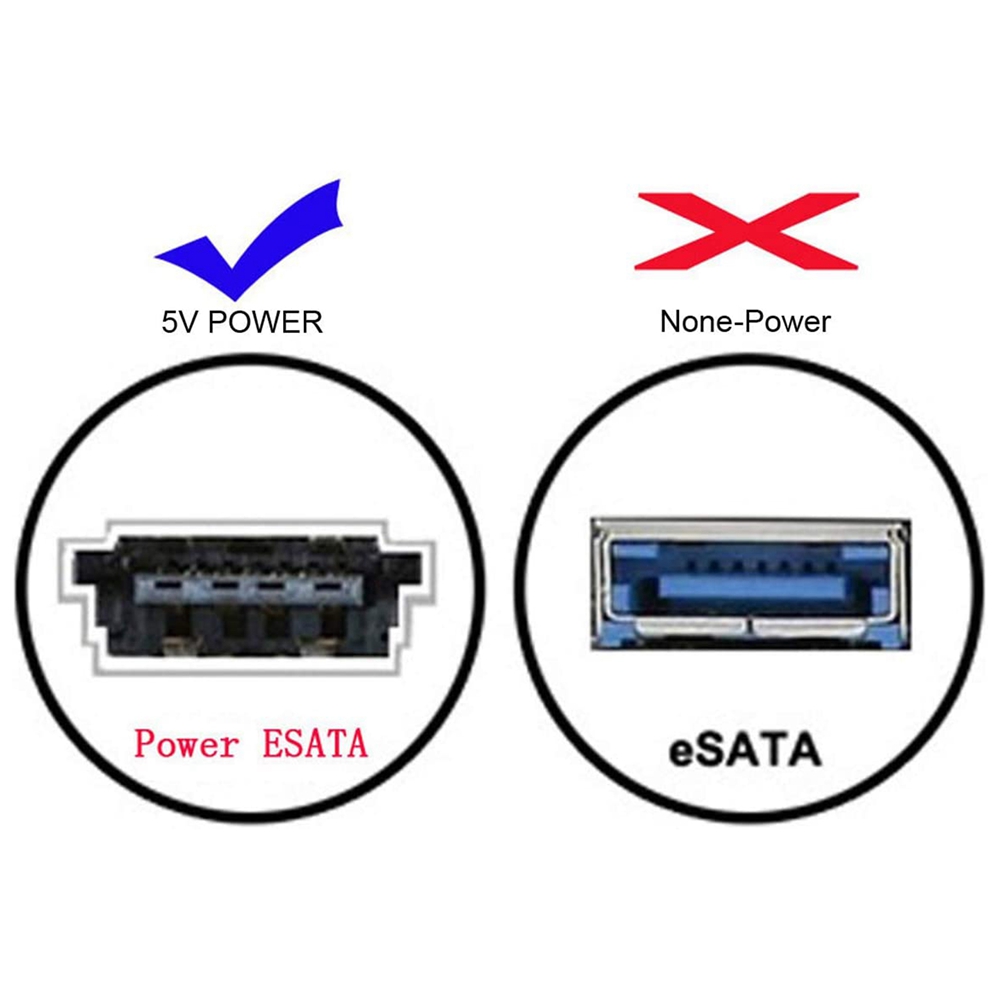 ESATA to USB C Cable USB Type C Male Host to ESATA ESATAp HDD Cable for Laptop PC
