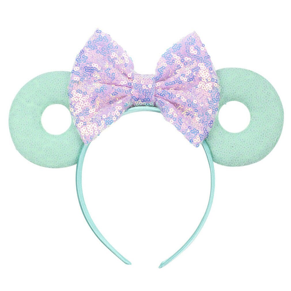 Meisje Kid Haar Hoepel Band Donut Muis Oren Boog Knoop Party Accessoires Hoofdband: 5