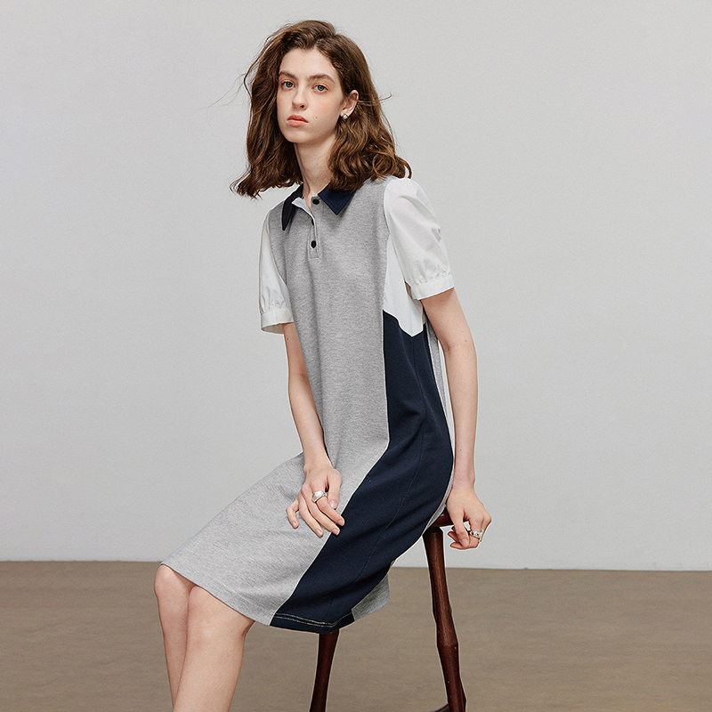 TOYOUTH Women Dress Summer Short Sleeve Casual Dress 8529097