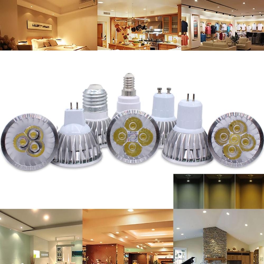 Gu10 e27 e14 LED lampe licht dc 12v Herr16 strahler 9w 12w 15w ersetzen halogenlampe ac 110-240v 3000k 4000k 6500k energie sparend