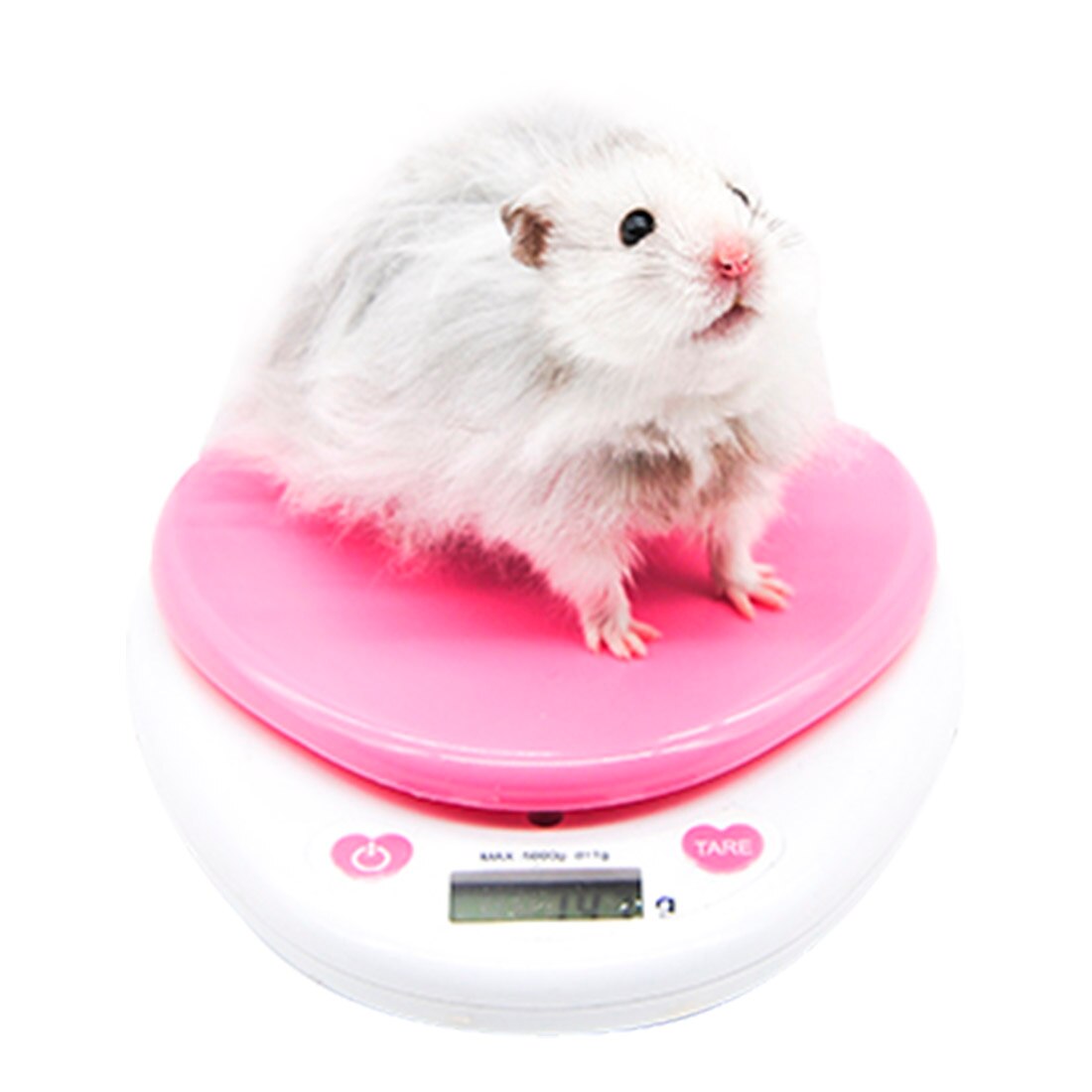 Pink 5Kg/1G 5000g Kitchen Scale LED Glass Baking Scale Tea Herbs Electronic Scales Waterproof Household Scale