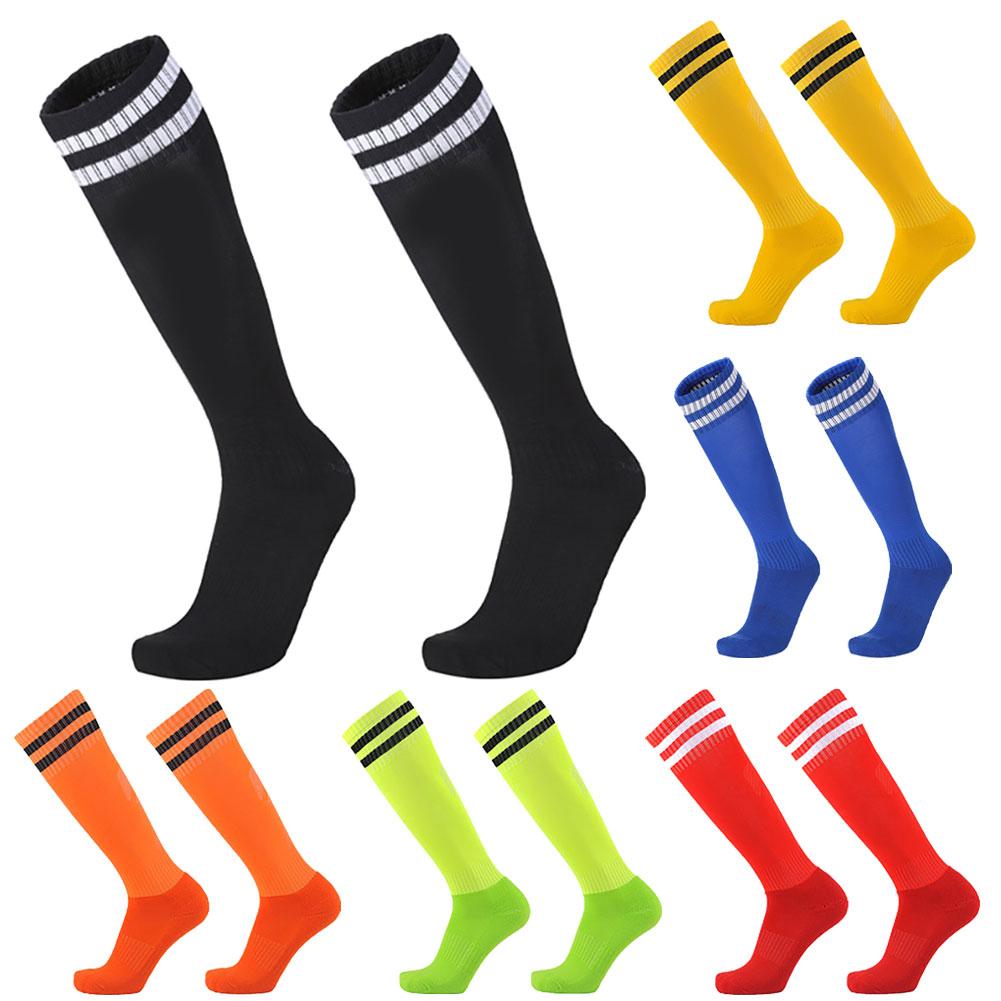 1 Pair Sports Socks Knee Legging Stockings Soccer Baseball Football Over Knee Ankle Adults Children Socks