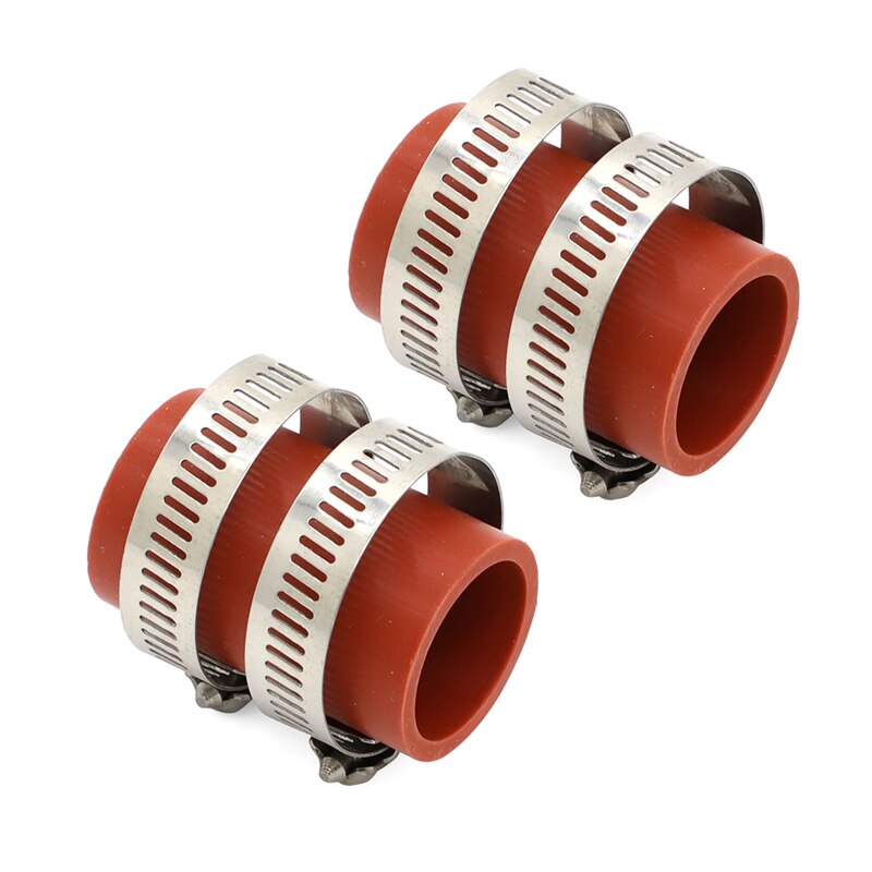 For Yamaha Banshee All Years fmf,dg, Factory Rubber Exhaust Pipe Clamps ATV Quad Exhaust Clamps Couplings YFZ 350 YFZ350 Red