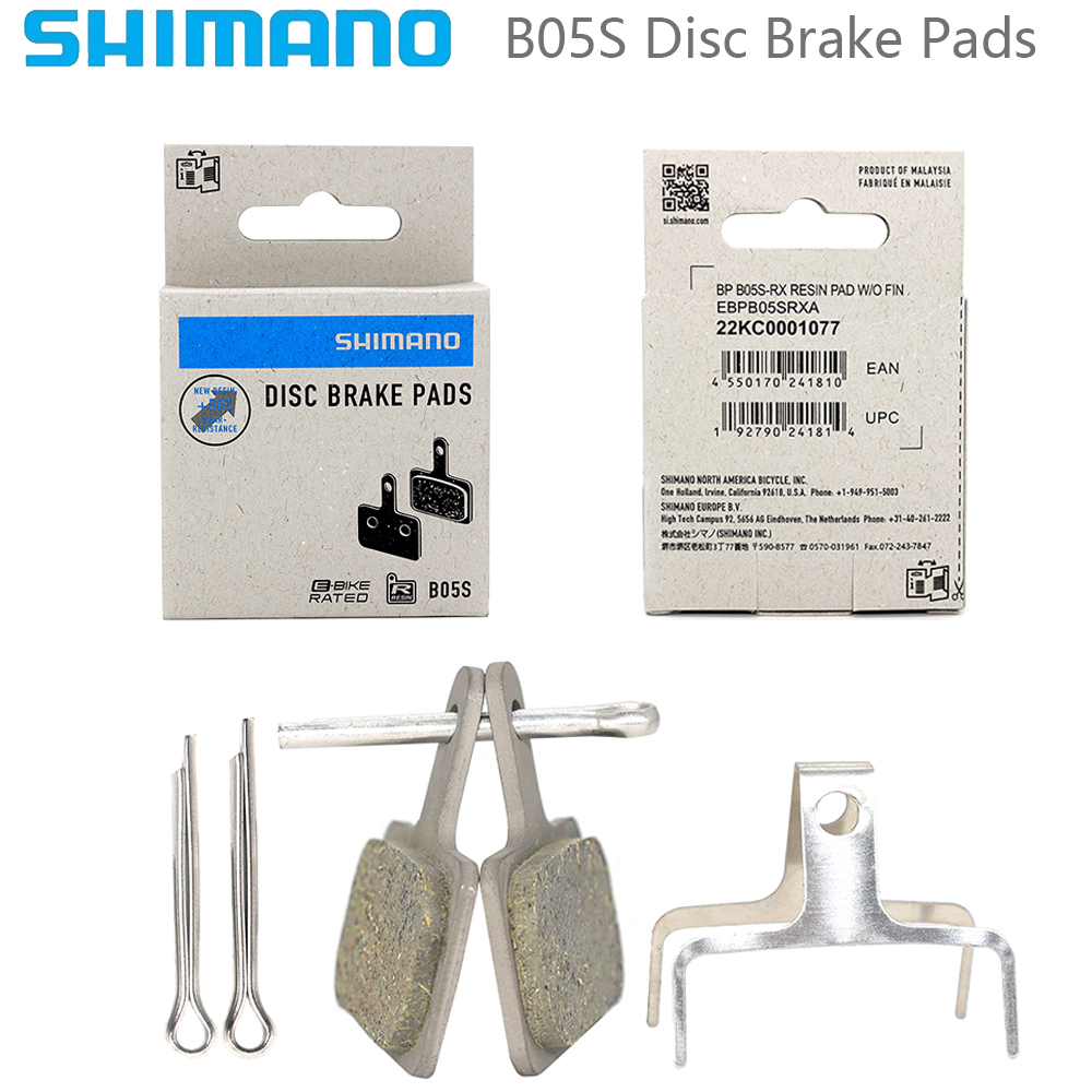 SHIMANO B05S Hars Schijfremblokken Voor BR-MT200 MT400 UR300 MT500 M355 M375 M415 M446 M485 M525 Voor MTB Fietsonderdelen