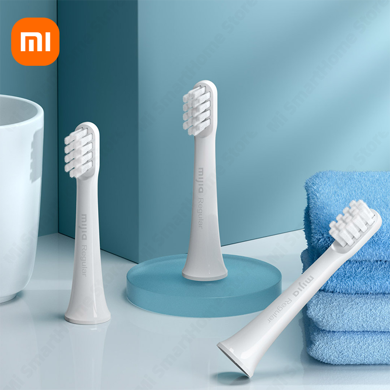 100% 3 Stuks Xiaomi Mijia T100 Elektrische Tandenborstel Sonic Head Volwassen Waterdichte Ultrasone Automatische Tandenborstel USB Oplaadbare