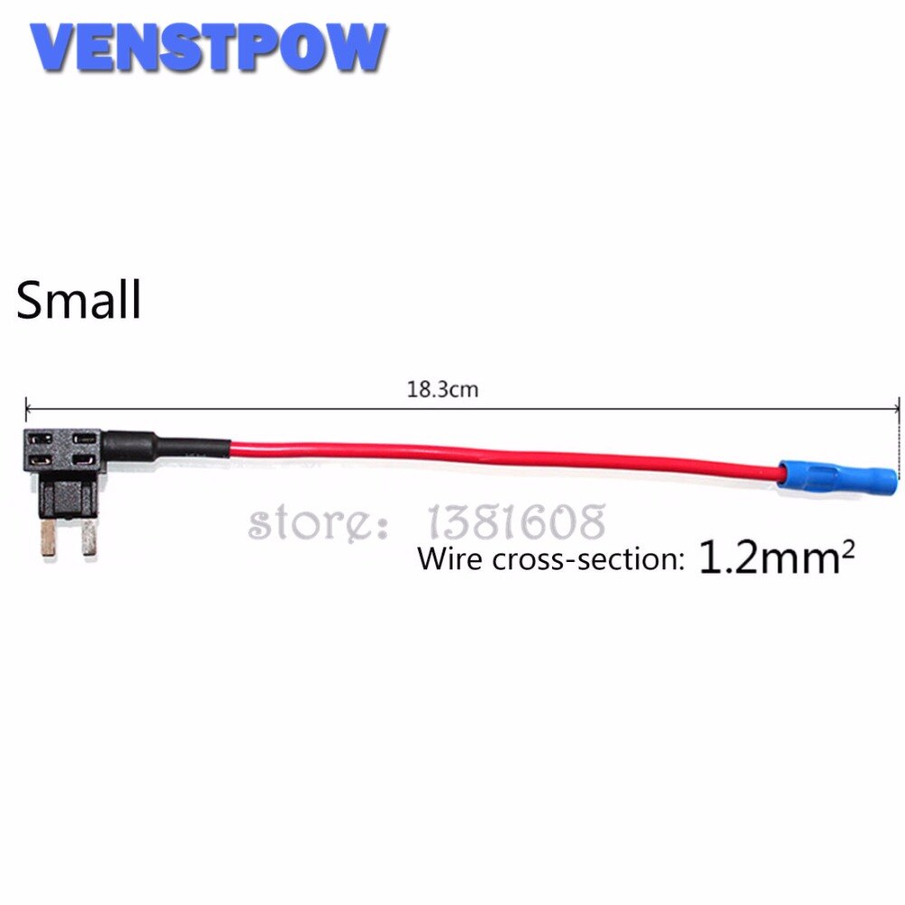 5PCS A Circuit Small Size Car Fuse Holder Lossless Circuit Electric Appliance Piggy Back Fuses Tap,10A MINI fuse optional