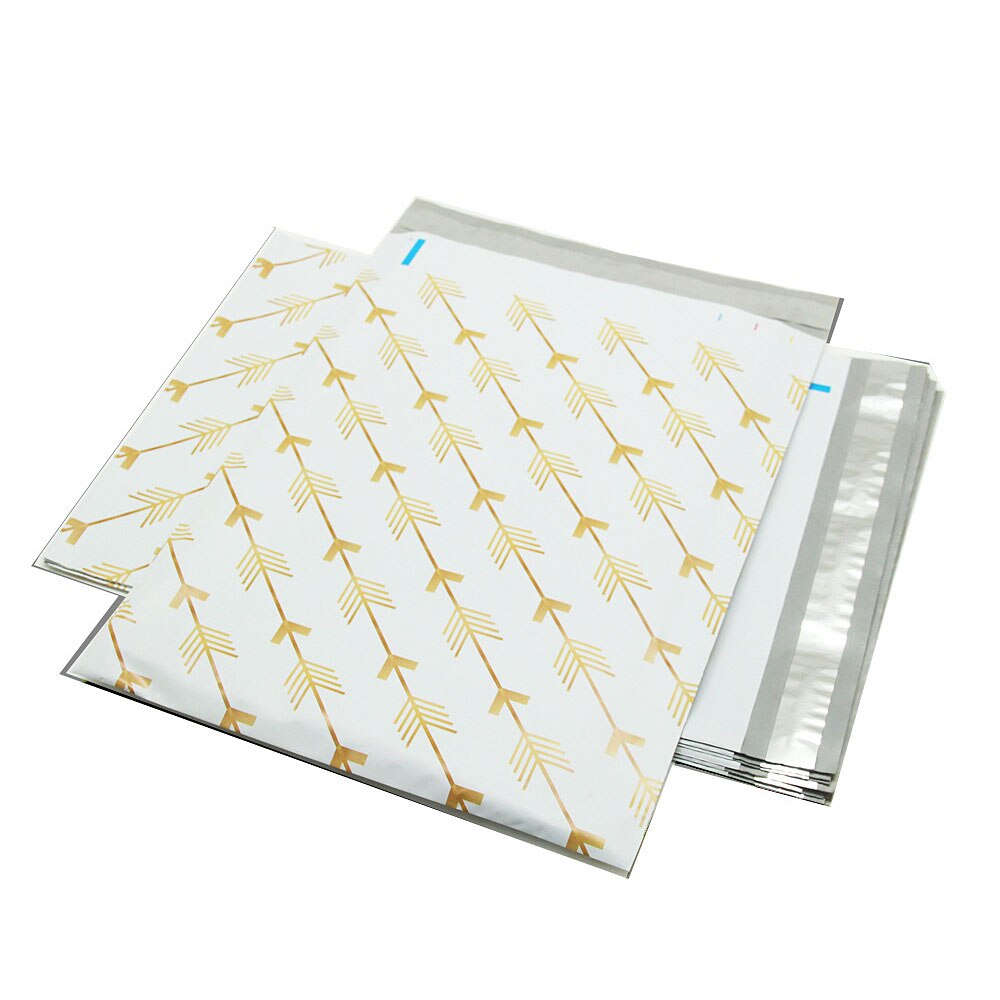 10 stk farve ekspresposer 26*37cm vandtætte selvforseglende plastik poly kuvert postposer postemballage kurerpose