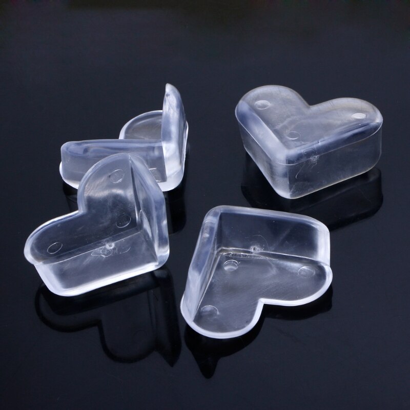 4pz Molle Del silicone Del bambino di Sicurezza Ad Angolo protettore Tavolo Scrivania Angolo Guardia Bambini Sicurezza Protezioni Laterali per I Bambini Del bambino di Protezione