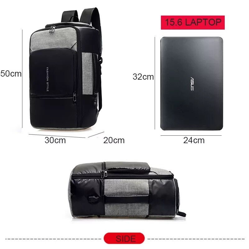 Anti-diefstal Laptop Rugzak Voor Mannen USB Charger Man Bagpack Antidiefstal 17 Notebook Rugzakken mannen Tas Anti Diefstal back Pack Tassen