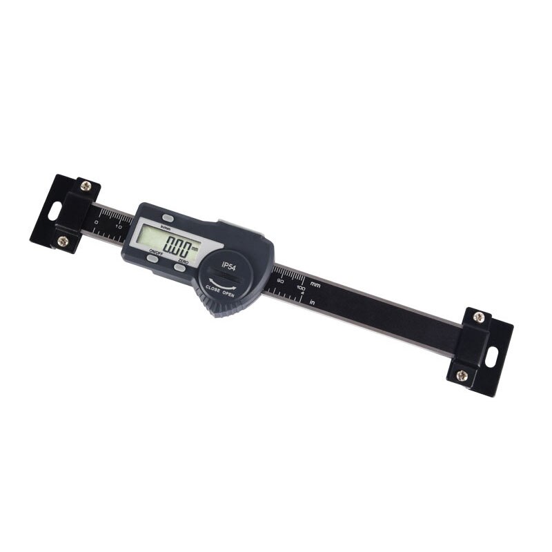Escala Lineal digital Horizontal escala métrica de 0-100mm 0-200mm 0-300mm pantalla LCD pulgadas