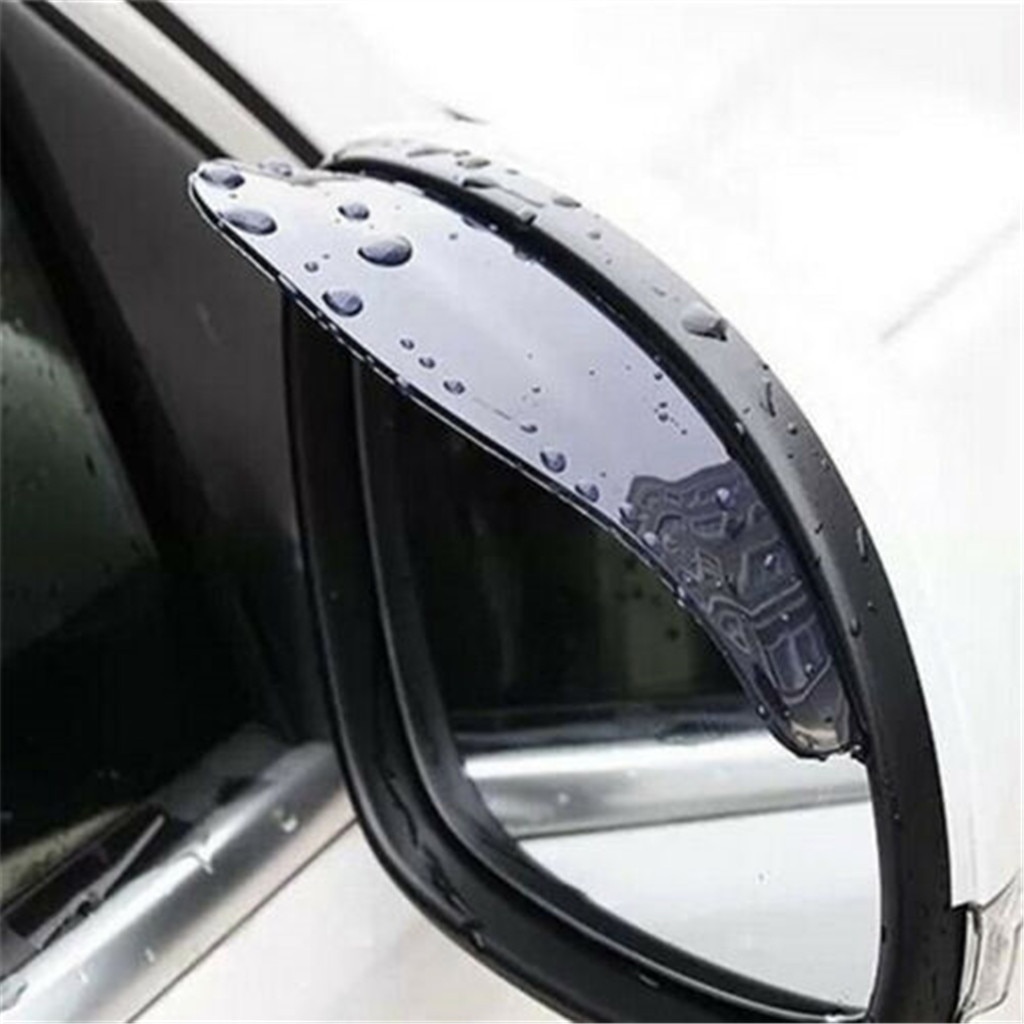 1 par pvc bil bakspejl klistermærke regn øjenbryn automatisk sidespejl regnbræt skjold solskærm sne beskyttelsesdæksel