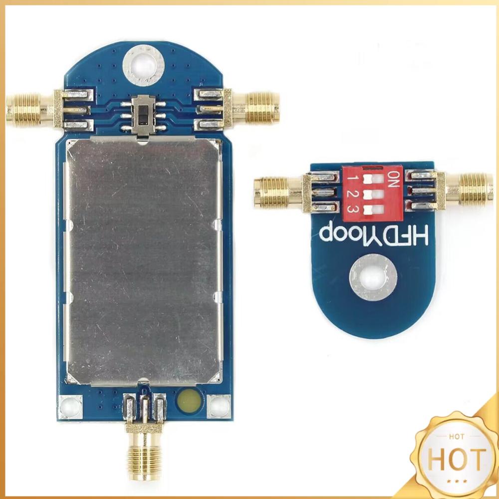 Active Small Magnetic Loop Antenna Wideband 50K-500MHz Shortwave Radio Active Loop Antenna 17dB HF AM FM VHF UHF SDR