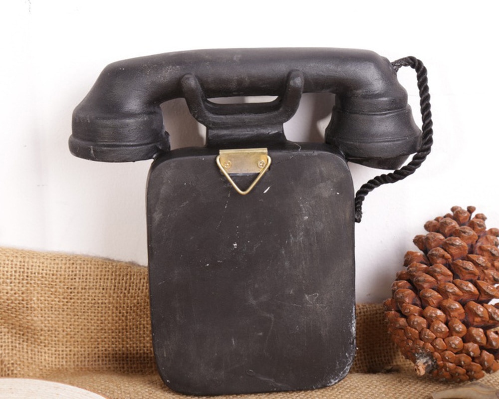 Loft amerikansk vintage væghængende telefonmodel, stueindretning, kaffebardekorationer boligindretning
