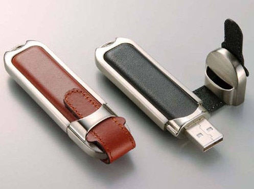 leather USB 2.0 flash memory stick U DISK pen drive usb creativo 4GB 8GB16GB 32GB 64GB 128GB Metallic leather usb