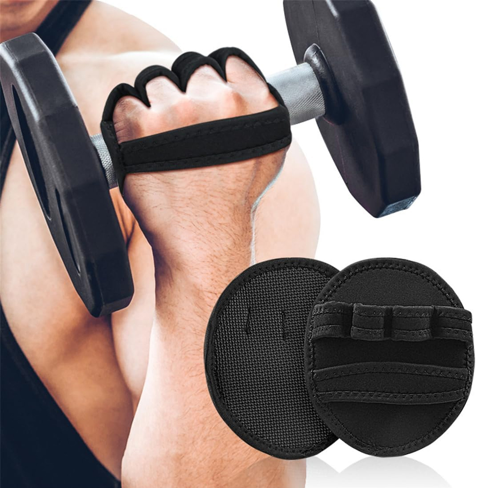 1Pair Neoprene Workout Grips for Weightlifting – Non-Slip Gym Grip Pads for Men & Women, Ideal for Pull-Ups, Calisthenics,