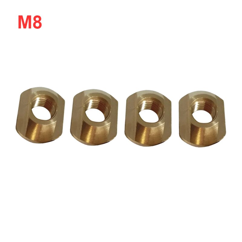 4Pcs M6/M8 Hydrofoil Mounting T-Nuts for All Hydrofoil Tracks Surfing Accessories