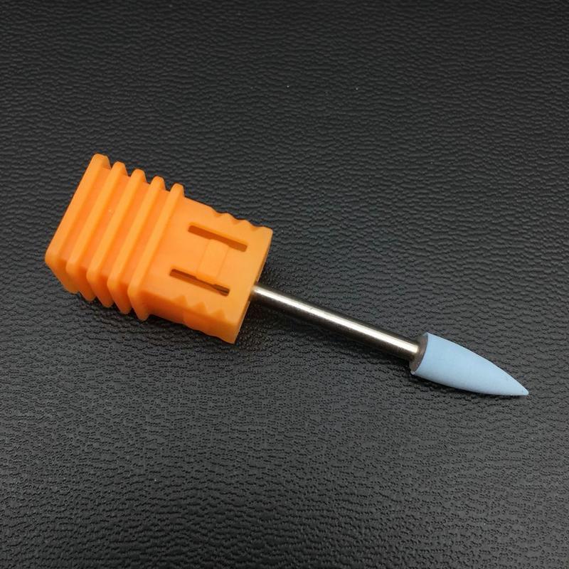 Cabezales de goma para pulir uñas, de silicona y Goma, Flexible, accesorios para manicura, 1 unidad