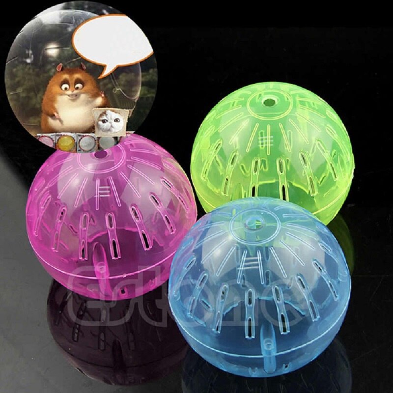 Balls For Hamster Toys Rat Toys Wheel Hamster Toys Rat Roll Exercise Plastic Diameter 8cm 1S426#