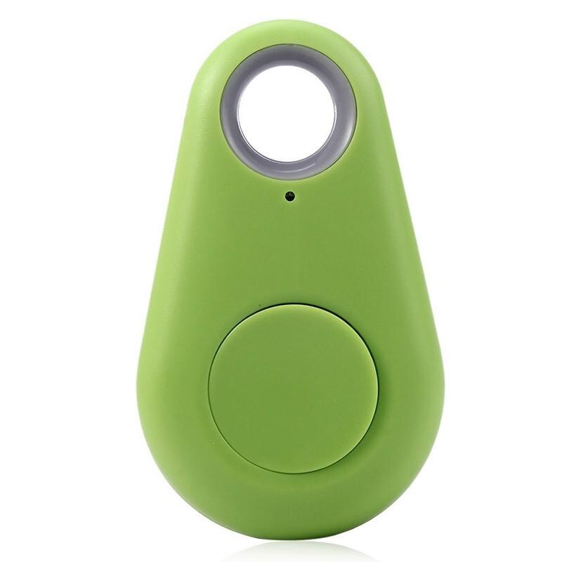 1PC Anti-Lost Bluetooth Tracker Pet Smart GPS Locator Tracer for Dog Cat Kids Wallet Key Car Finder Anti Lost Alarm: green