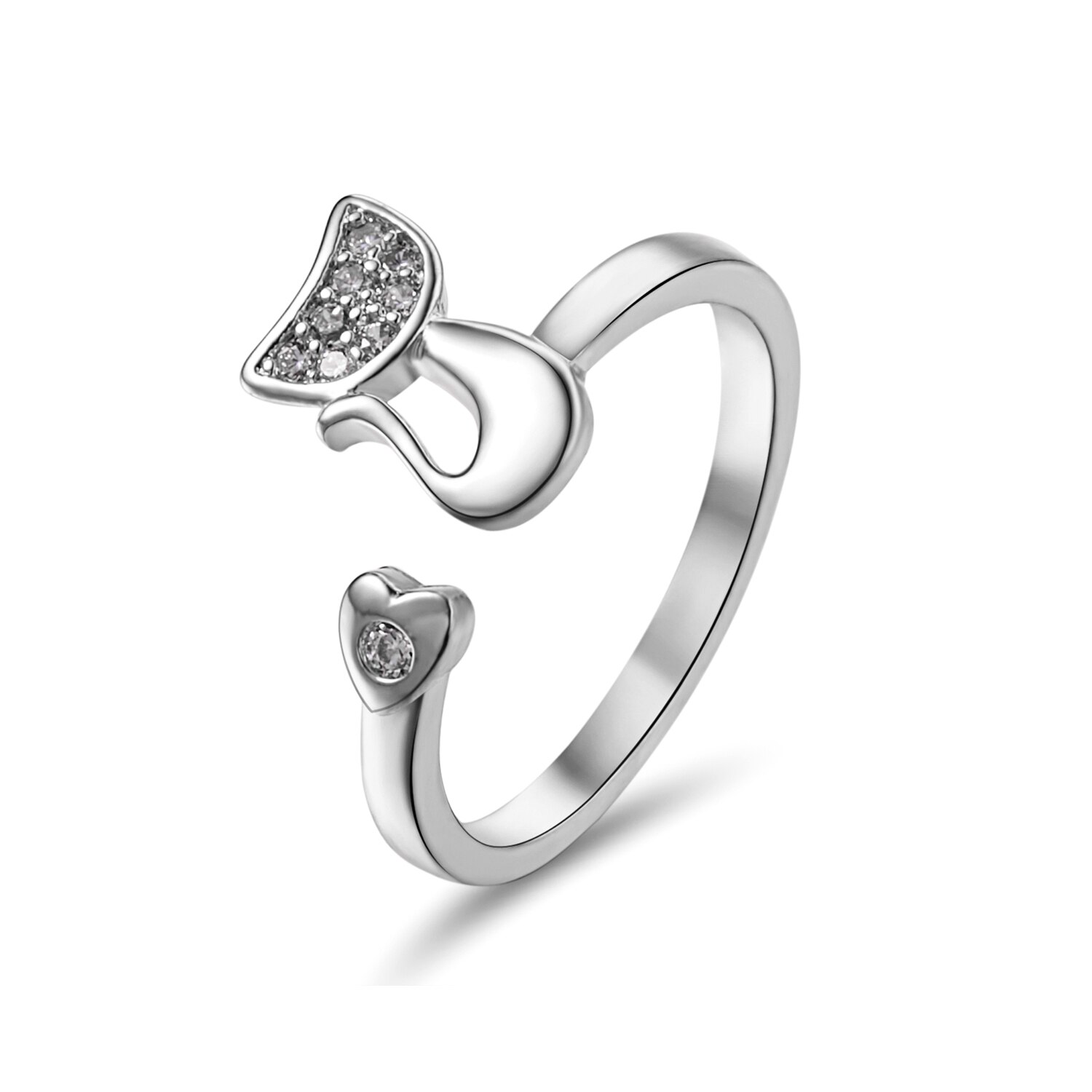 Bohemien Jahrgang Silber Farbe Blatt Ringe Für Frauen Elegante Weibliche Einstellbare Finger Ring Party Hochzeit ErkläSprosse Schmuck: 12