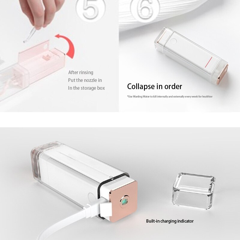 Mini Electric Portable Toothpick Oral Irrigator Portable Floss Tooth Cleaner Oral Cleaner