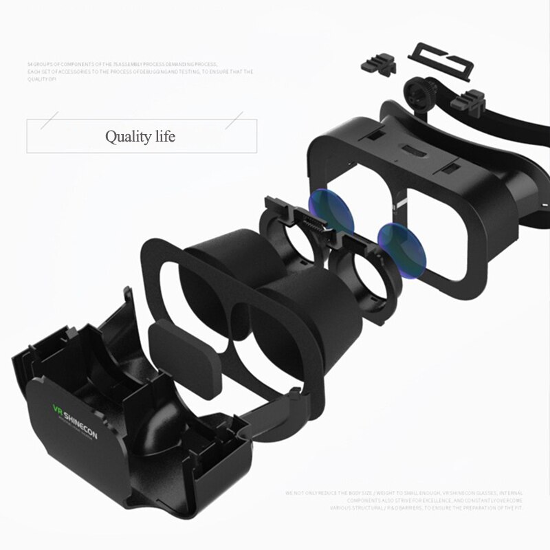 BOX 5 Mini VR Glasses 3D Glasses Virtual Reality Glasses VR Headset For Google cardboard For 4.7-6.0 inch smartphone