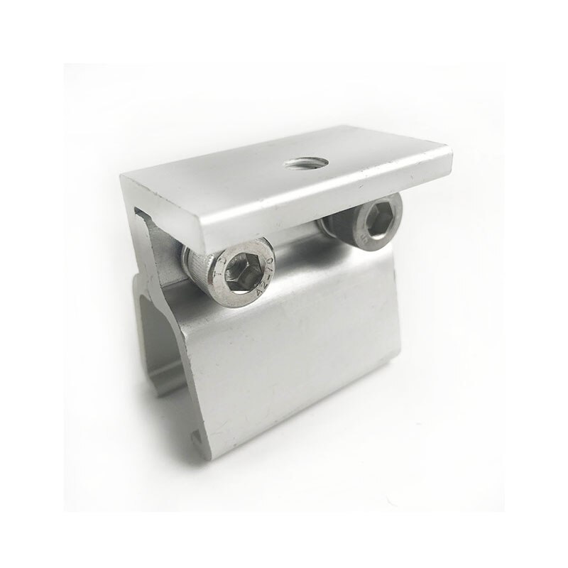 Factory Photovoltaic mounting system aluminum solar clamp for klip-lok metal roof solar system