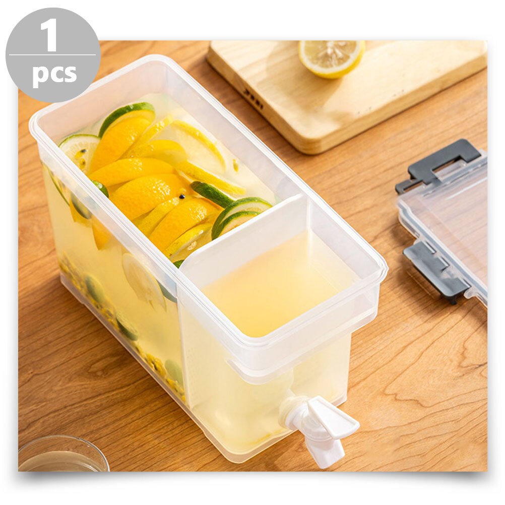 Drinks Dispenser Barrels Juices Container Brewing Drinks Bucket 3.5L