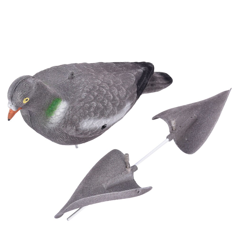 Leurre éolien à mouvement de Pigeon pour l&#39;extérieur, avec ailes mobiles, pour la décoration du jardin