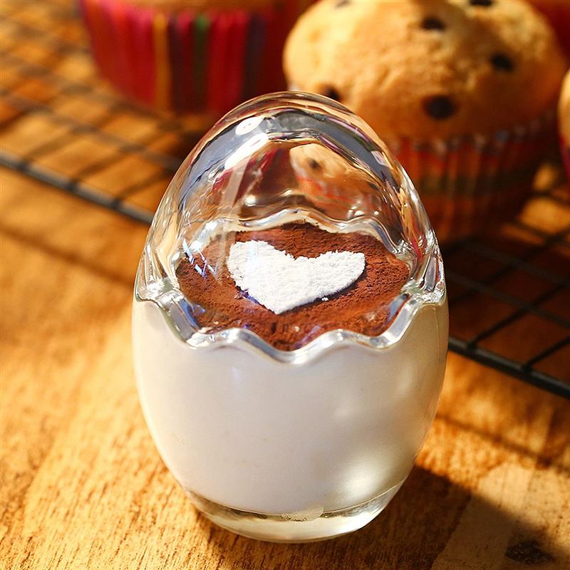 2 st 100ml glas kopp pudding kopp ägg form yoghurt glas form dessert kopp för pudding