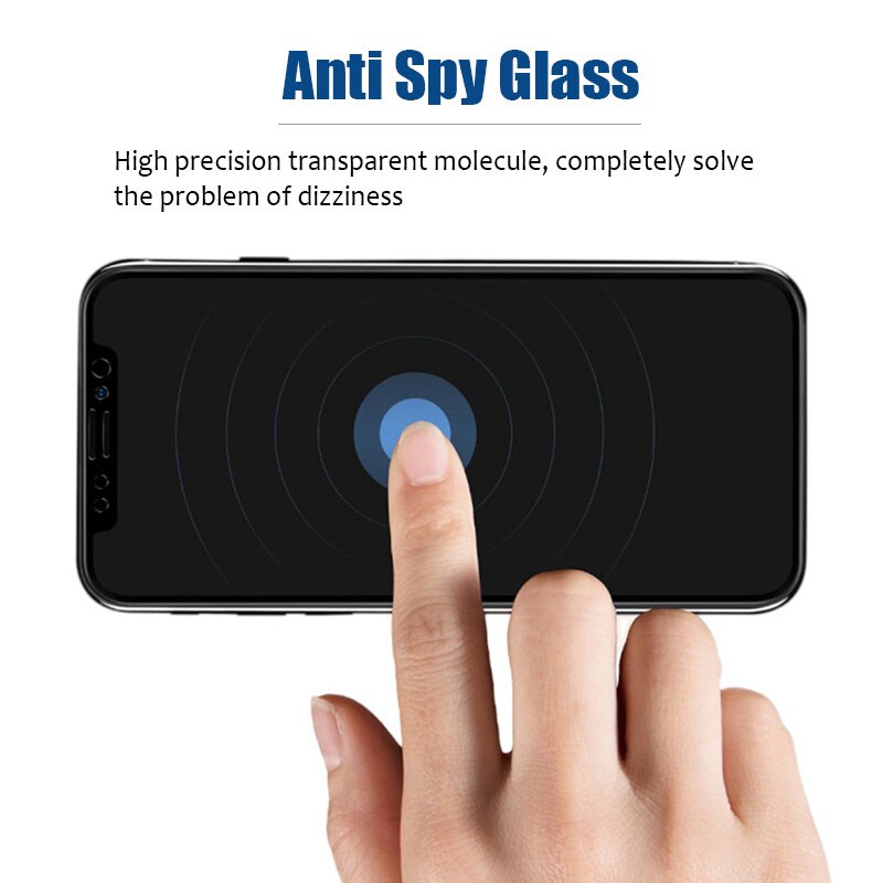Hoogwaardige anti-spionage schermbeschermer voor samsung galaxy  a70 a50 a40 a30 a20 a10 , privacyglasfolie voor galaxy  s20 fe en galaxy 5g s10 lite.