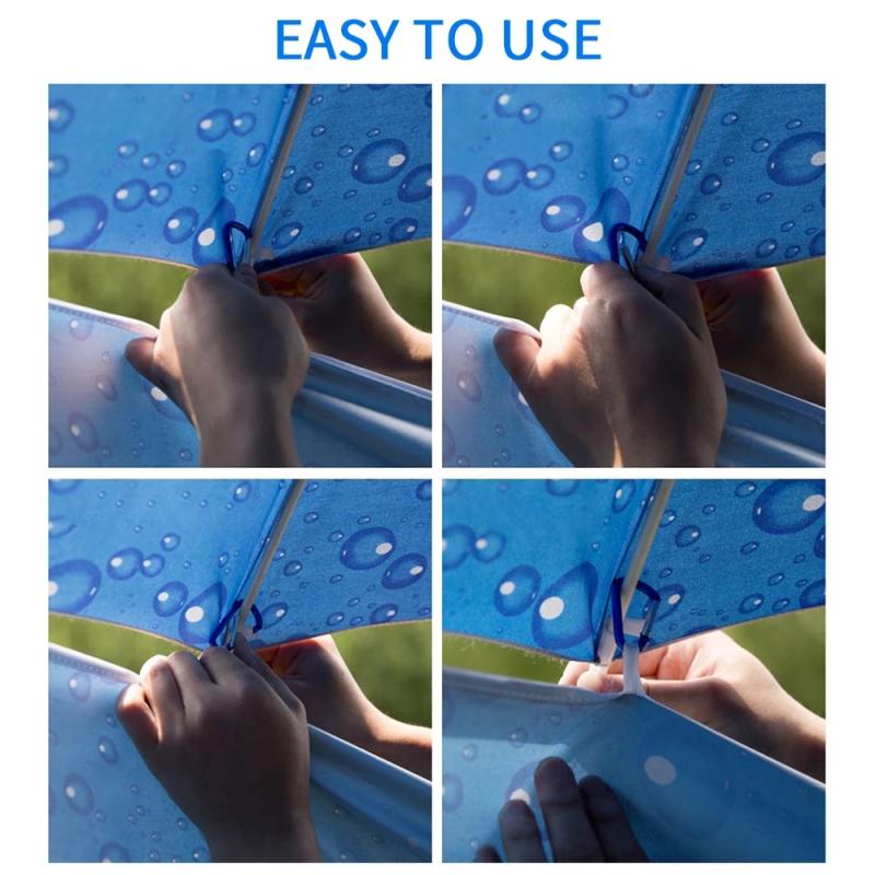 4.8M Regendicht Muur Tent Doek Van Vissen Paraplu Opvouwbare Schaduwdoek Strand Zon Beschermen Schort Snti-Ultraviolet Doek voor Campin