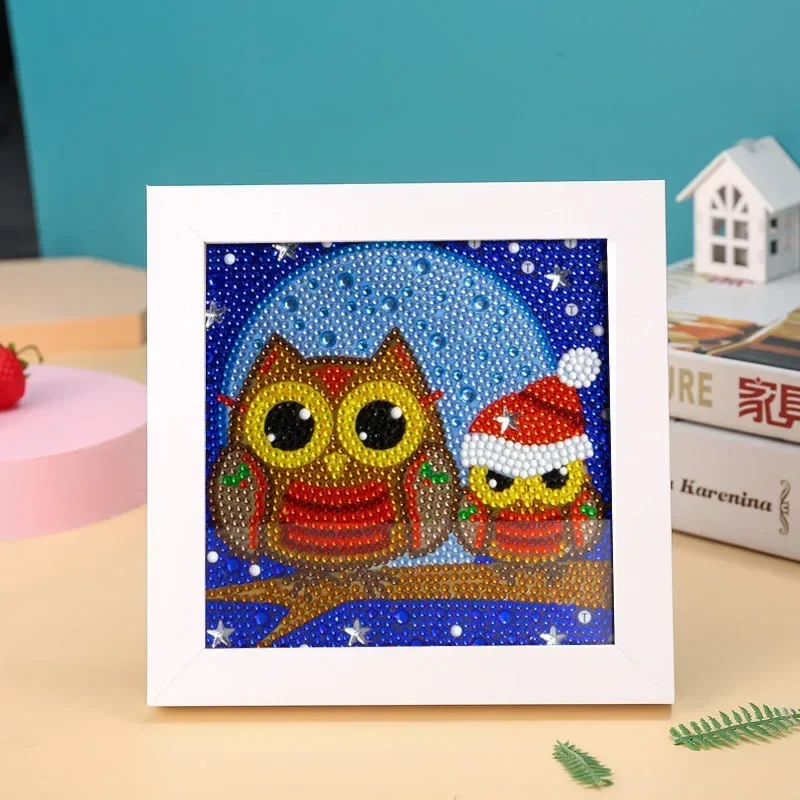 DIY Cartoon Animal Diamond Paintings Children Diamond Stickers Irregular Diamond Stickers Birthday Decoration